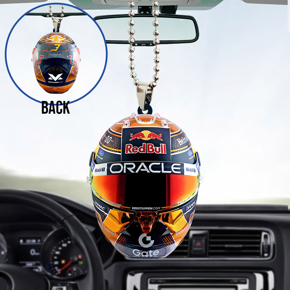 Red Bull Racing x Max Verstappen Custom shape 2-sided Acrylic Car Ornament – TANTN23764