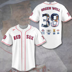 Boston Red Sox x Mike Greenwell Baseball Jersey – TMTHU1378