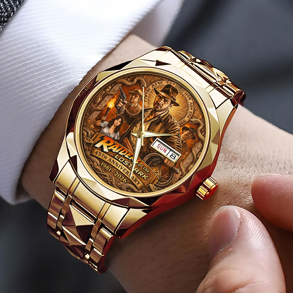 Indiana Jones Raiders of the Lost Ark 45th Anniversary 2026 Alloy Luxury Quartz Watch – TMTHU3330