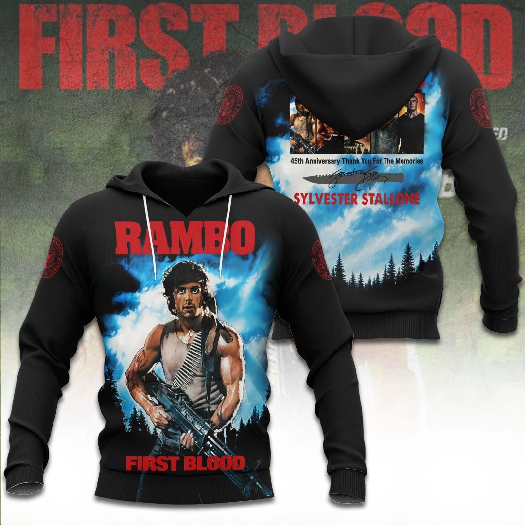 Rambo 45th Anniversary 2027 3D Apparel – TANTN25470
