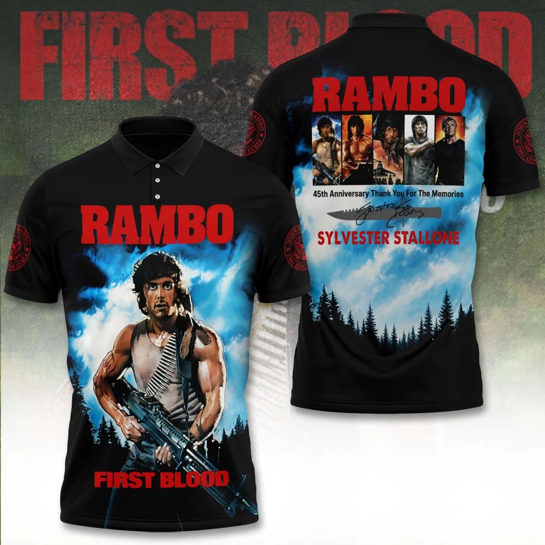 Rambo 45th Anniversary 2027 3D Apparel – TANTN25470