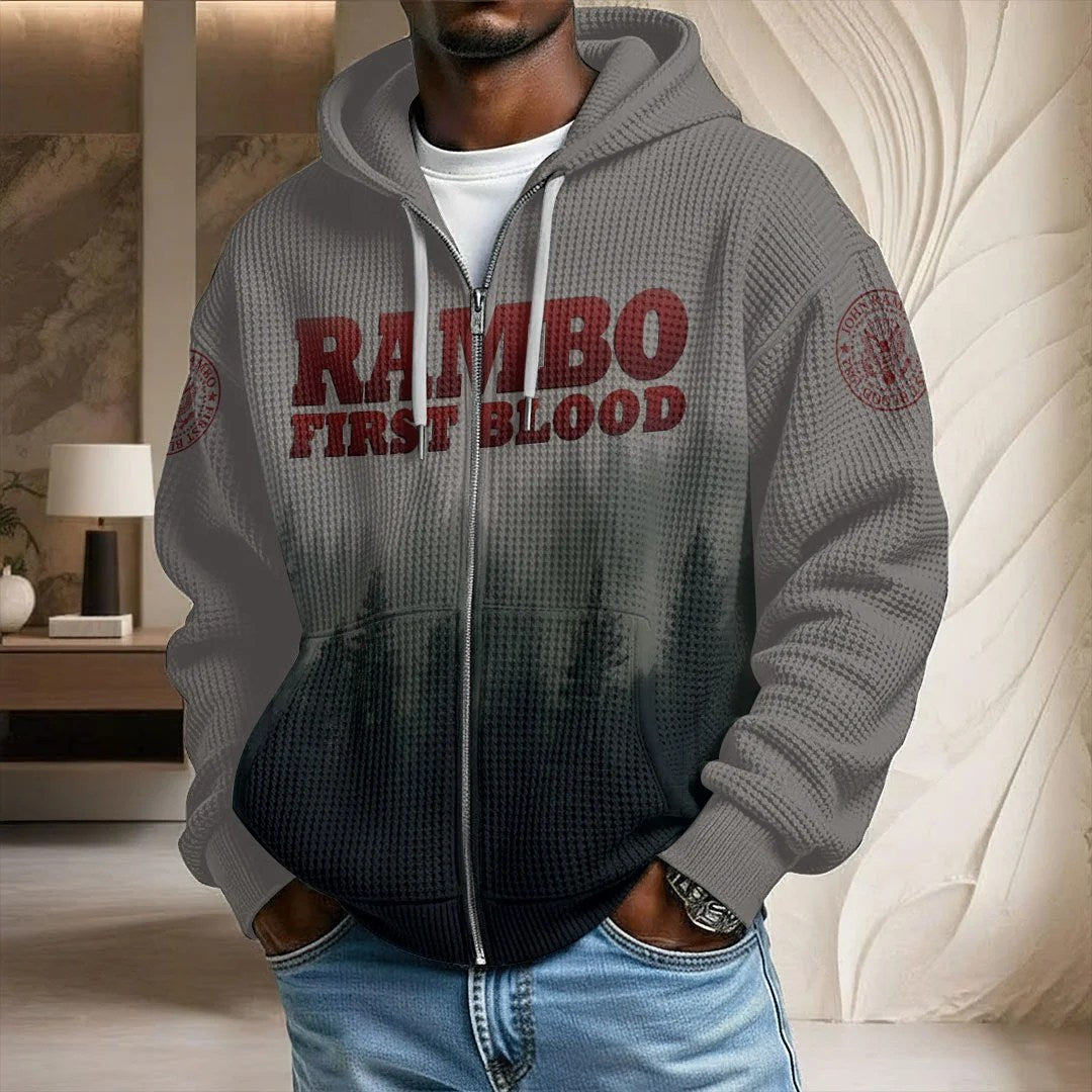 Rambo 45th Anniversary 2027 3D Unisex Waffle Hoodie – TANTN25469