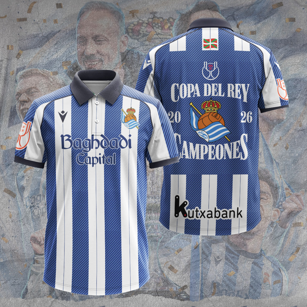 Real Sociedad Champions Copa del Rey 2026 3D Apparel – GNE6072