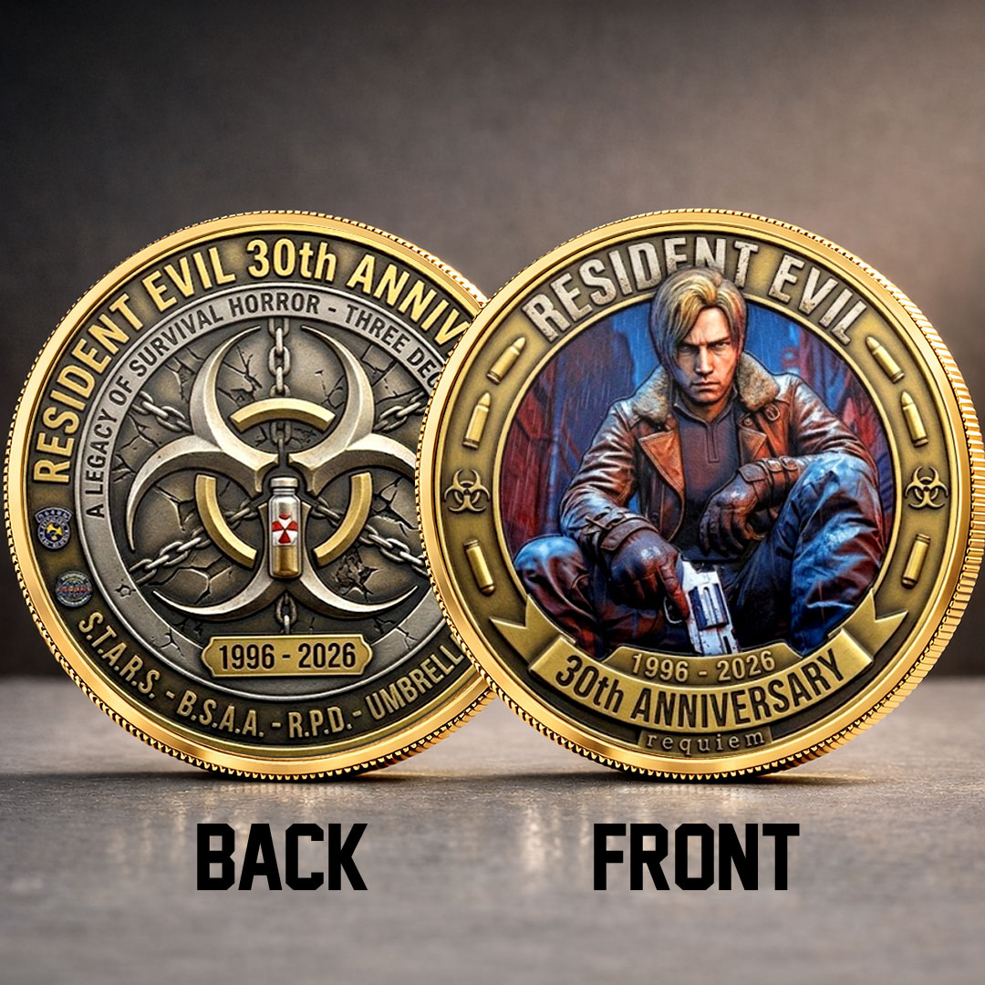 Resident Evil 30th Anniversary 2026 Commemorative Coin – TMTHU5092