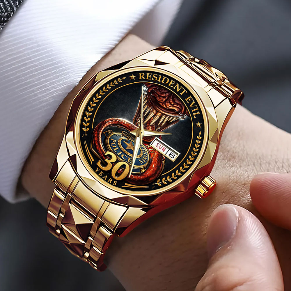 Resident Evil 30th Anniversary Alloy Luxury Quartz Watch – TMTHU3948