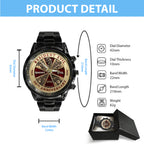 Resident Evil 30th Anniversary Black Stainless Steel Watch – TMTHU4494