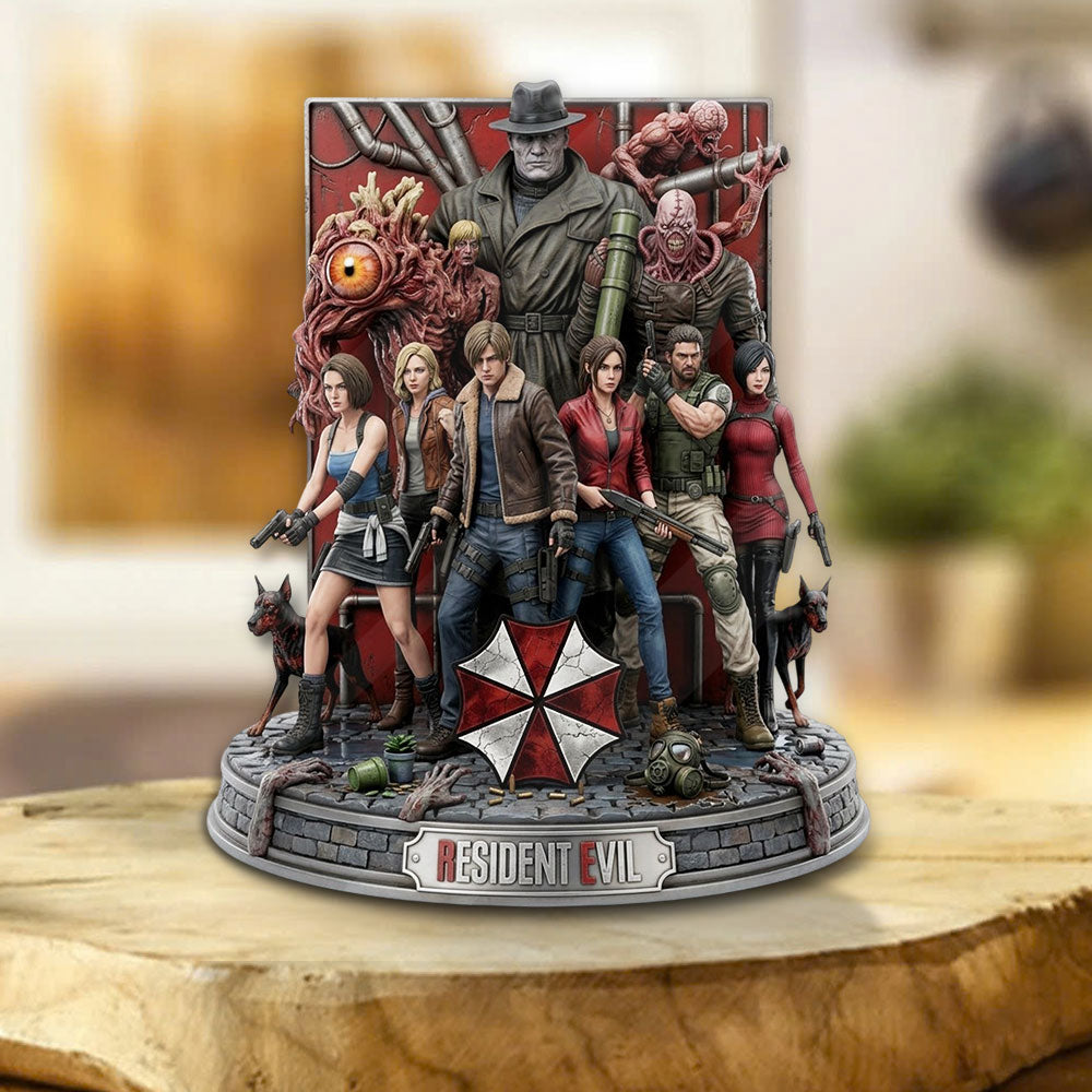 Resident Evil Custom Shape Acrylic Plaque – TMTHU4477
