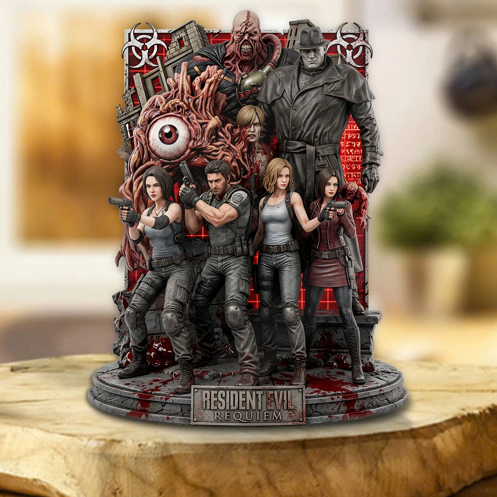 Resident Evil Requiem Custom Shape Acrylic Plaque – TMTHU4910