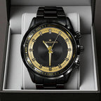 Resident Evil Requiem Black Stainless Steel Watch – TANTN22222