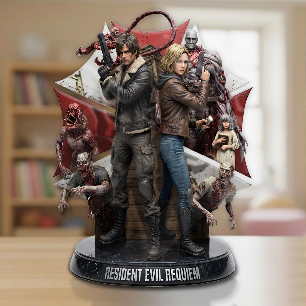 Resident Evil Requiem Custom Shape Acrylic Plaque – TMTHU4484