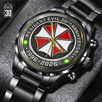 Resident Evil 30th Anniversary Black Stainless Steel Watch – GNE5279
