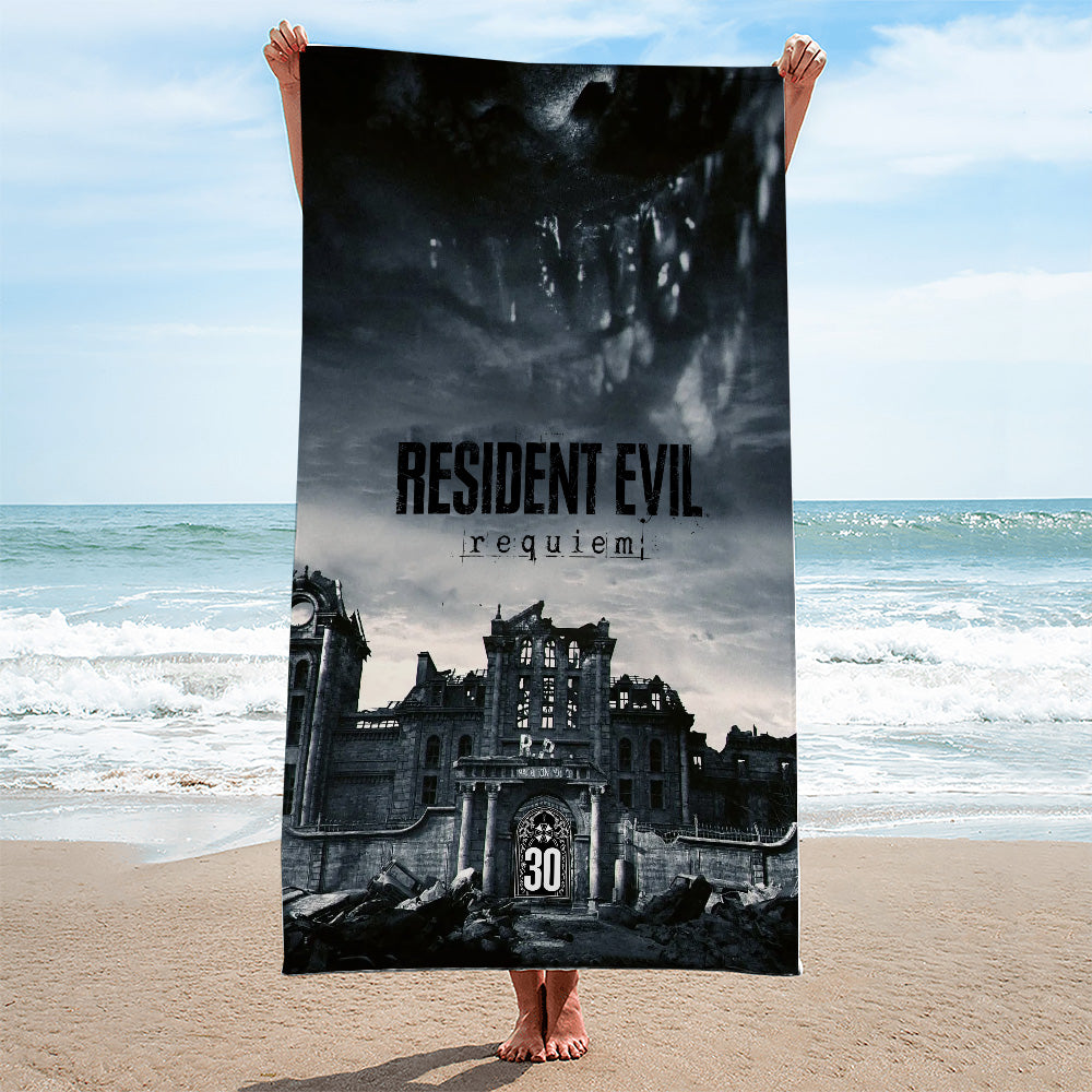Resident Evil Requiem Rectangle Beach Towel – GNE5291