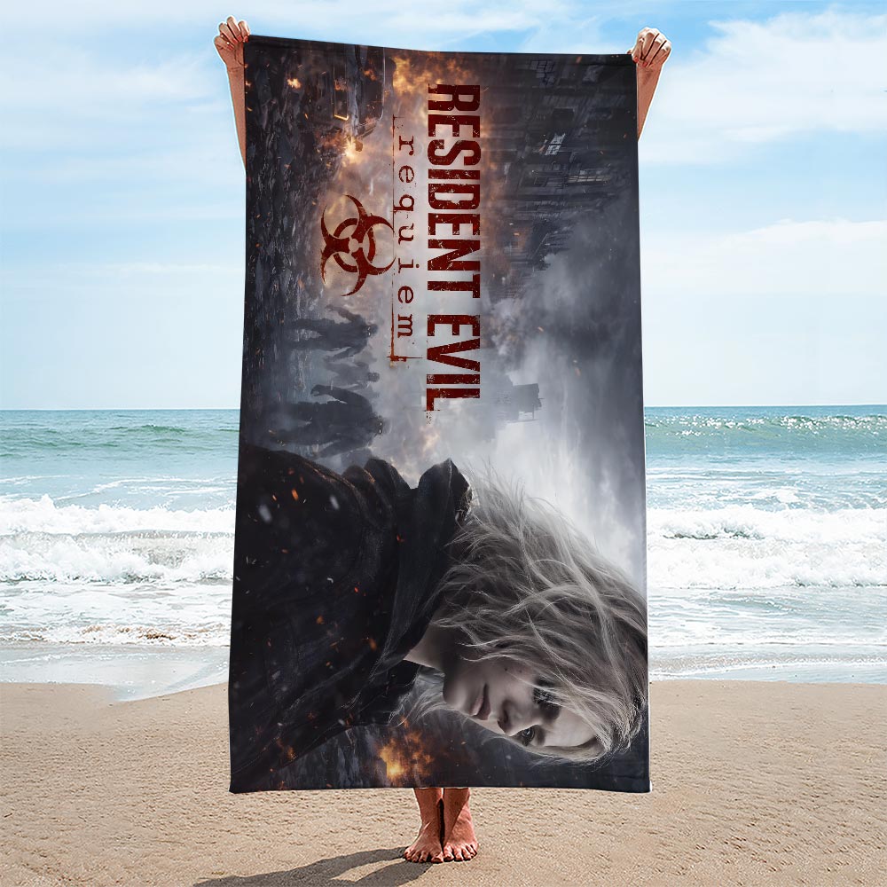 Resident Evil Requiem Rectangle Beach Towel – HOATT16468