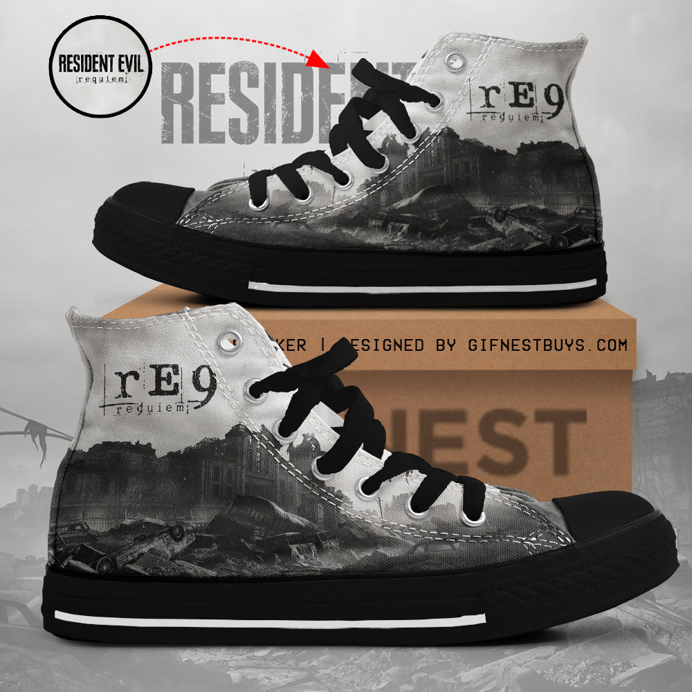 Resident Evil Requiem High Top Canvas Shoes – GNE5658
