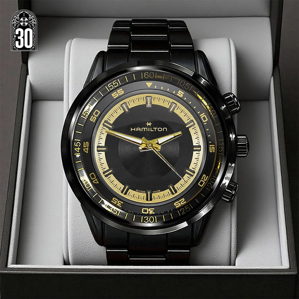 Resident Evil Requiem x Grace Ashcroft Black Stainless Steel Watch – GNE5315
