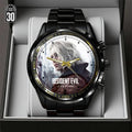 Resident Evil Requiem x Grace Ashcroft Black Stainless Steel Watch – GNE5479