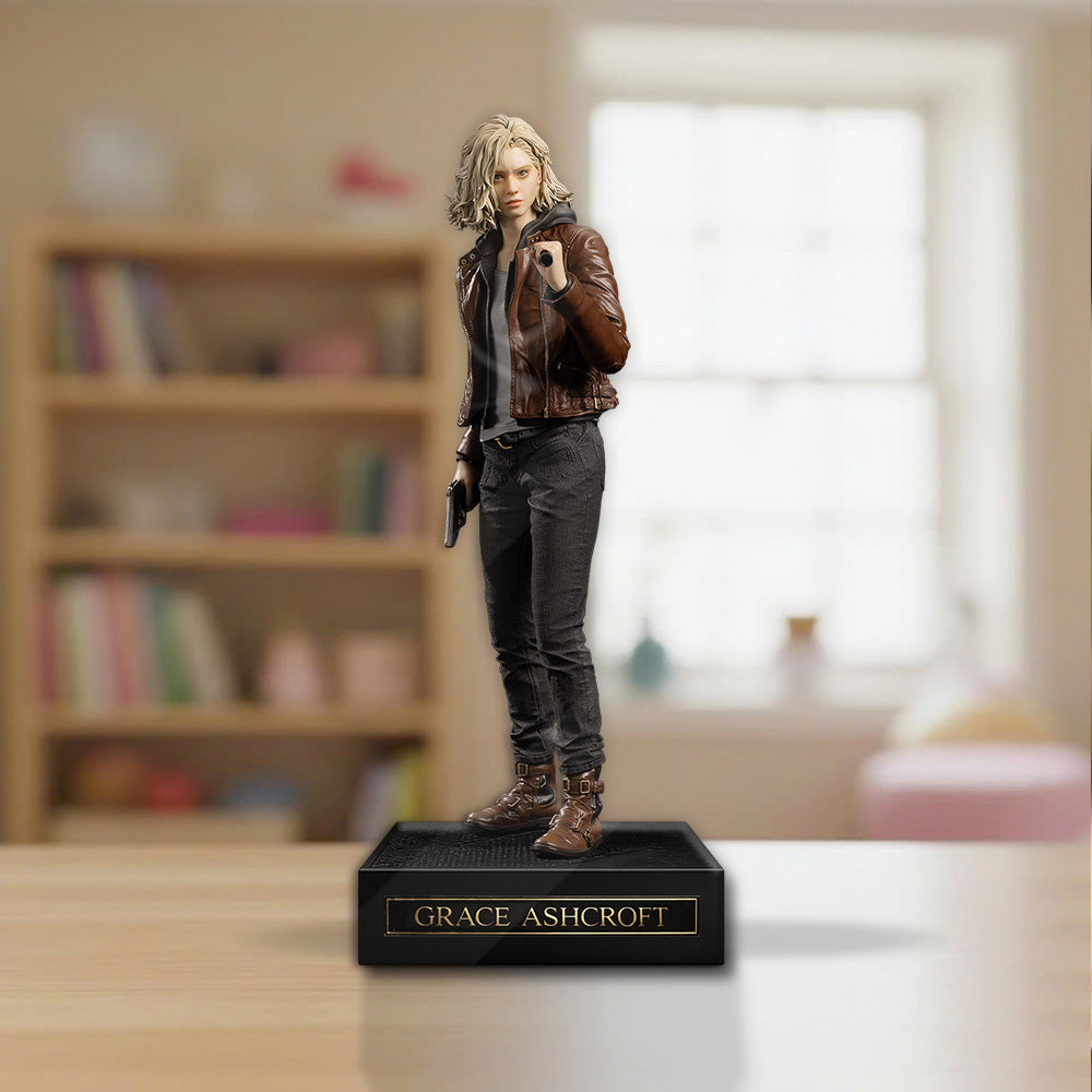 Resident Evil Requiem x Grace Ashcroft Custom Shape Acrylic Plaque – GNE5307