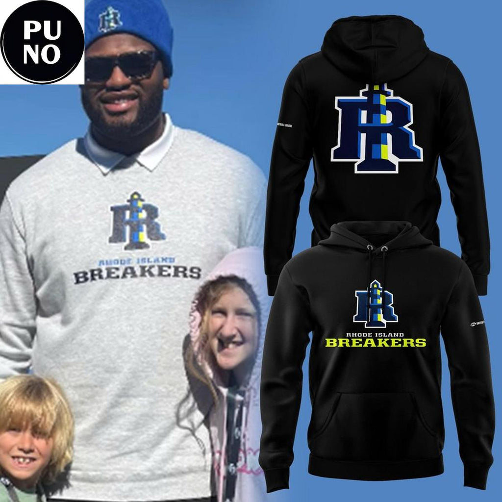 Rhode Island Breakers 2026 Primary Logo Hoodie T-Shirt