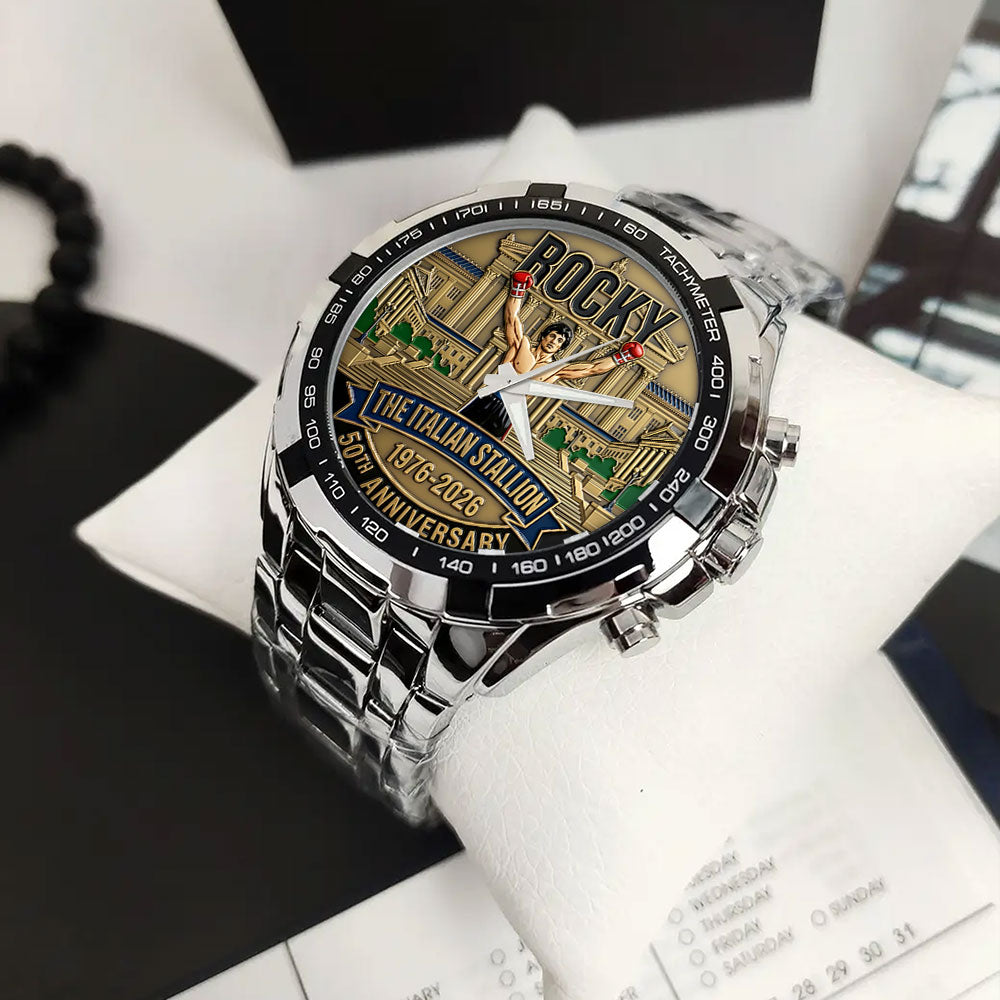 Rocky Balboa 50th Anniversary Alloy Men Quartz Watch – TANTN19937