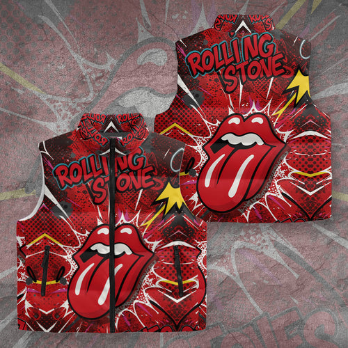 The Rolling Stones 3D Sleeveless Down Jacket – TANTN19746