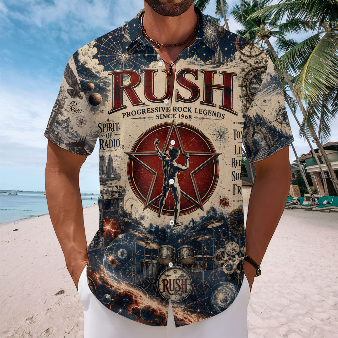 Rush Short Sleeve Button-Down Shirt – TANTN23923