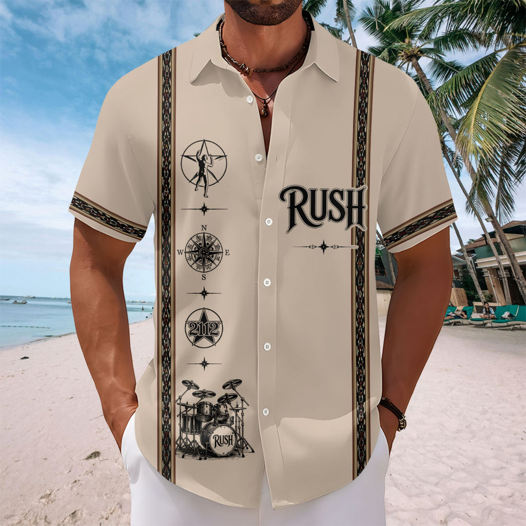 Rush Short Sleeve Button-Down Shirt – TANTN23964
