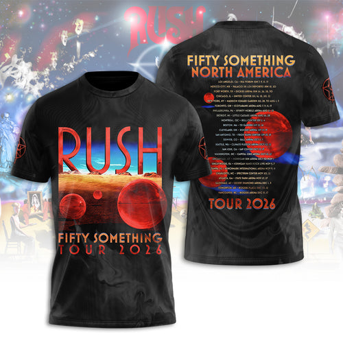 Rush Fifty Something Tour 2026 3D Apparel – TANTN23522
