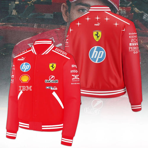Scuderia Ferrari Monza Grand Prix 2026 Varsity Jacket – TANTN25295