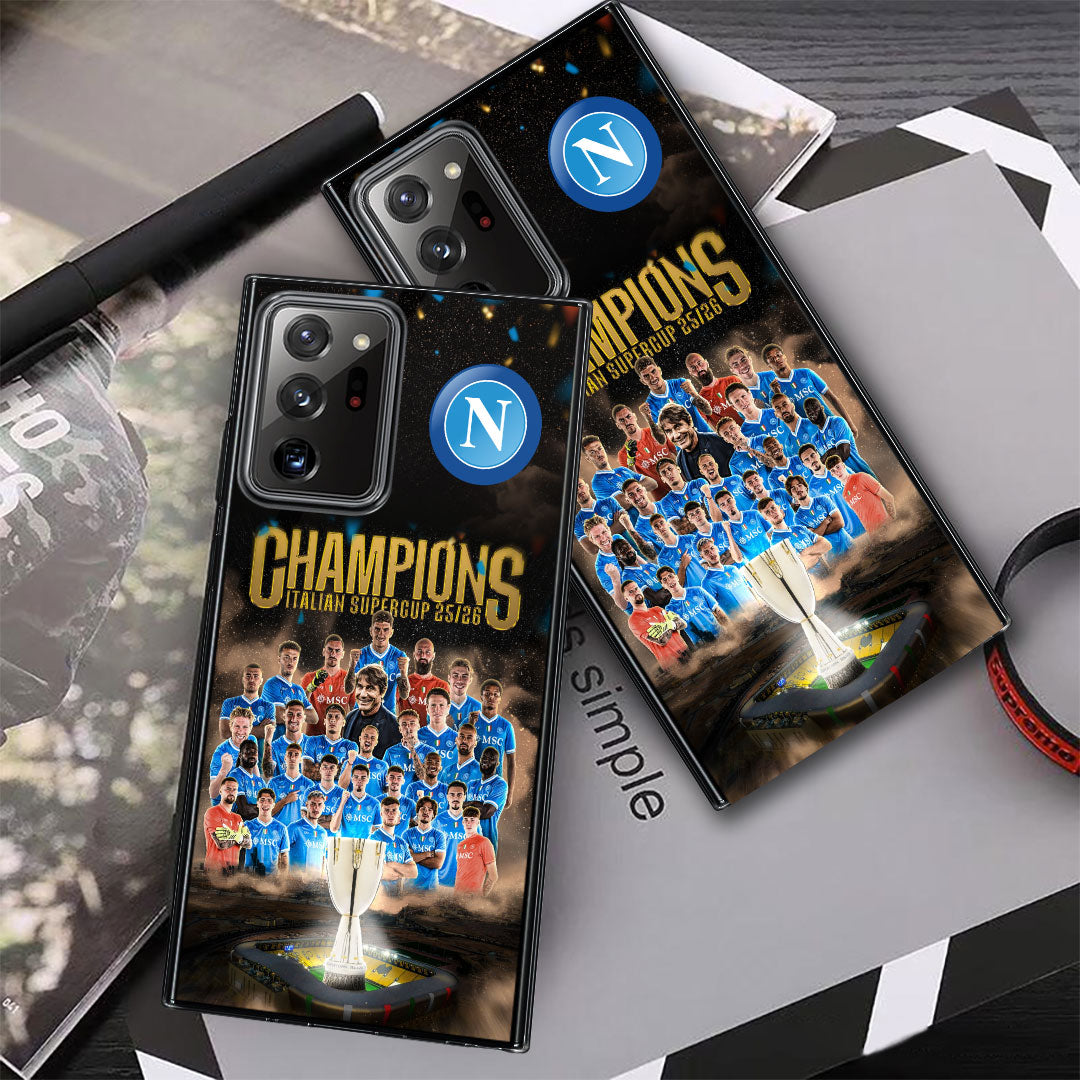 S.S.C. Napoli 2025 Italian Super Cup Champions Phone Case – MAITM14190