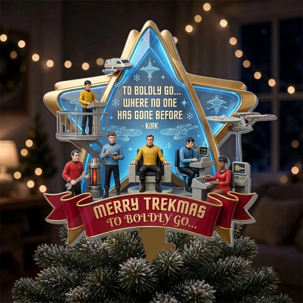 Star Trek Christmas Tree Topper – TMTHU9620