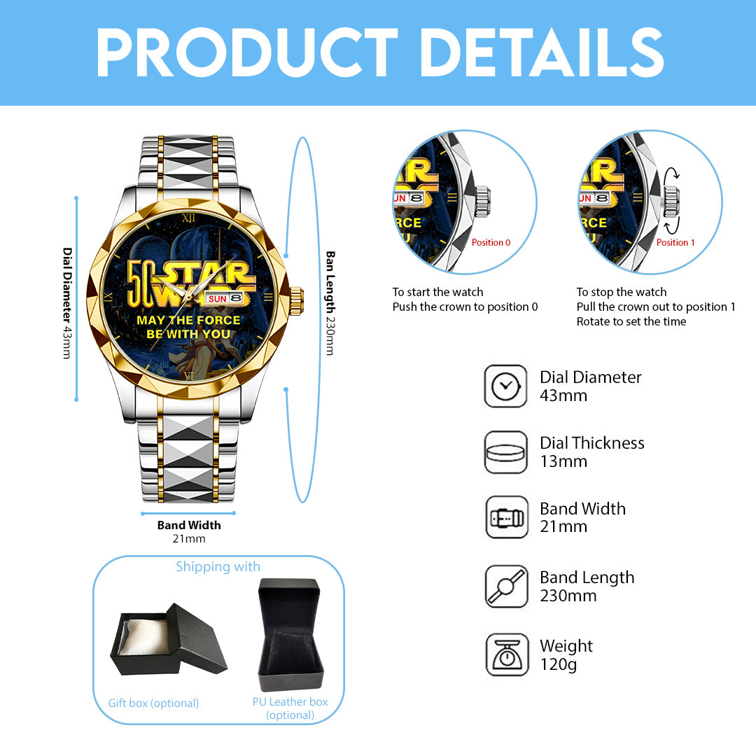 Star Wars Alloy Luxury Quartz Watch – TMTHU 263