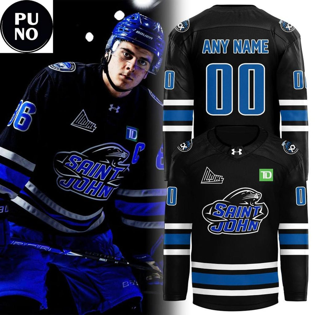 Saint John Sea Dogs 2026 New Season Personalized Hockey Jersey
