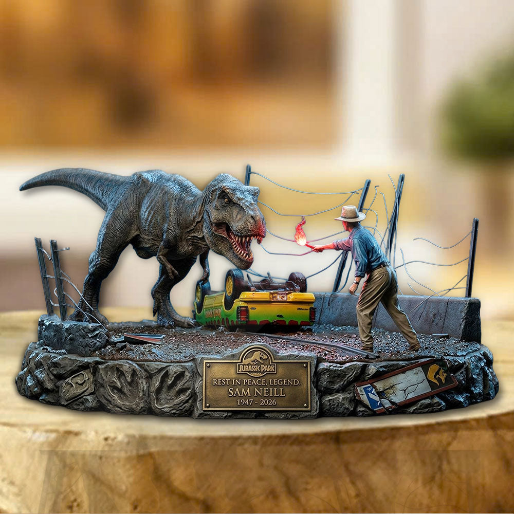 Sam Neill Custom Shape Acrylic Plaque – GNE7612
