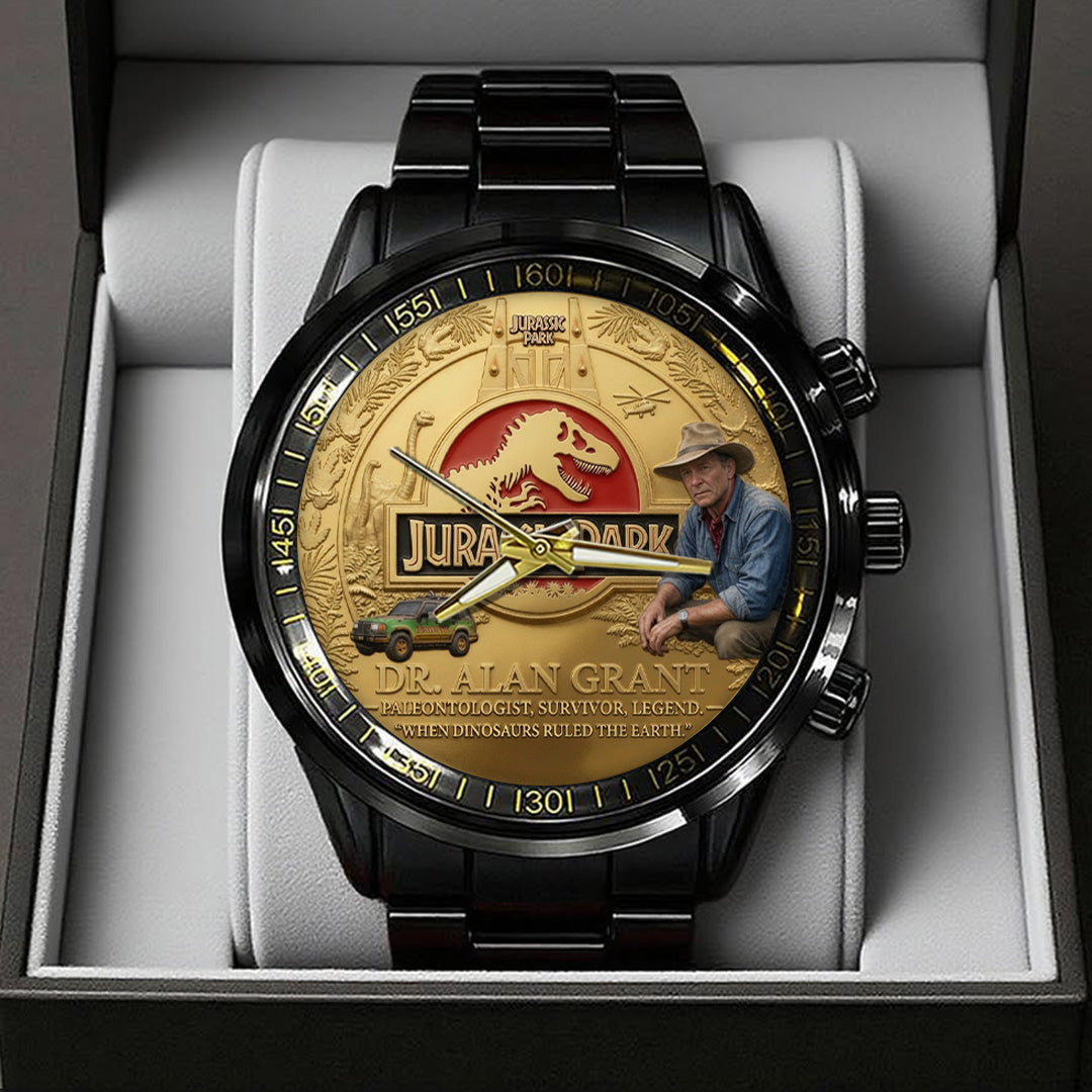 Sam Neill Black Stainless Steel Watch – TANTN24312