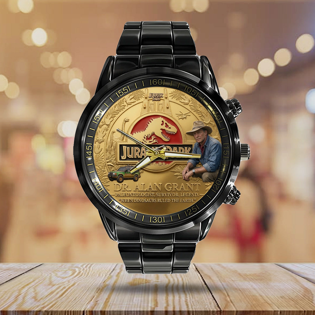 Sam Neill Black Stainless Steel Watch – TANTN24312