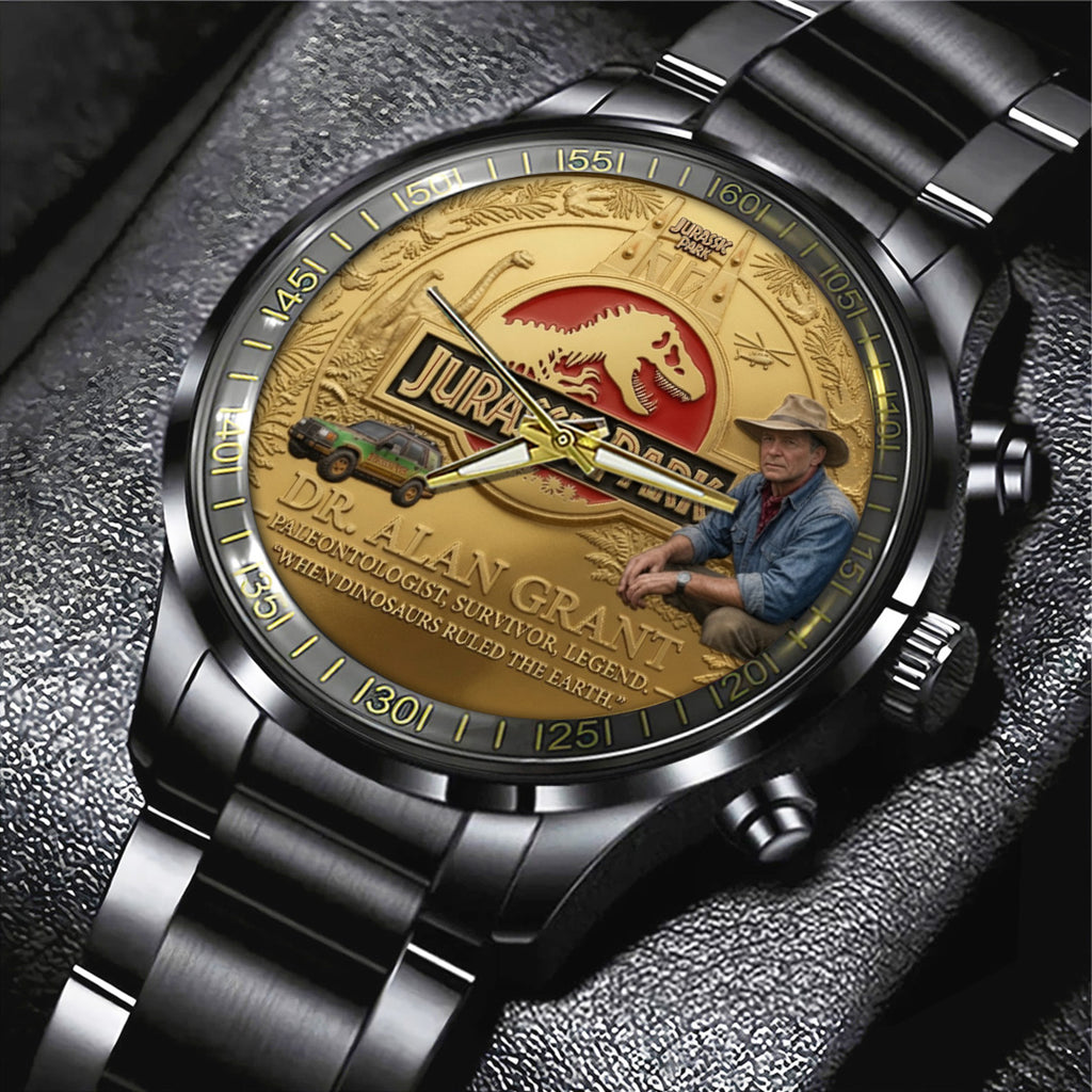 Sam Neill Black Stainless Steel Watch – TANTN24312