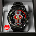 Personalized San Francisco 49ers Black Stainless Steel Watch – TANTN16027