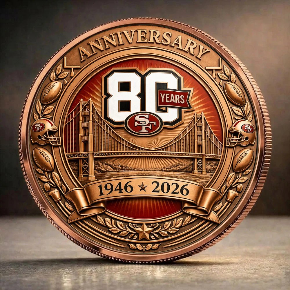 San Francisco 49ers 80th Anniversary Commemorative Coin – TANTN25585