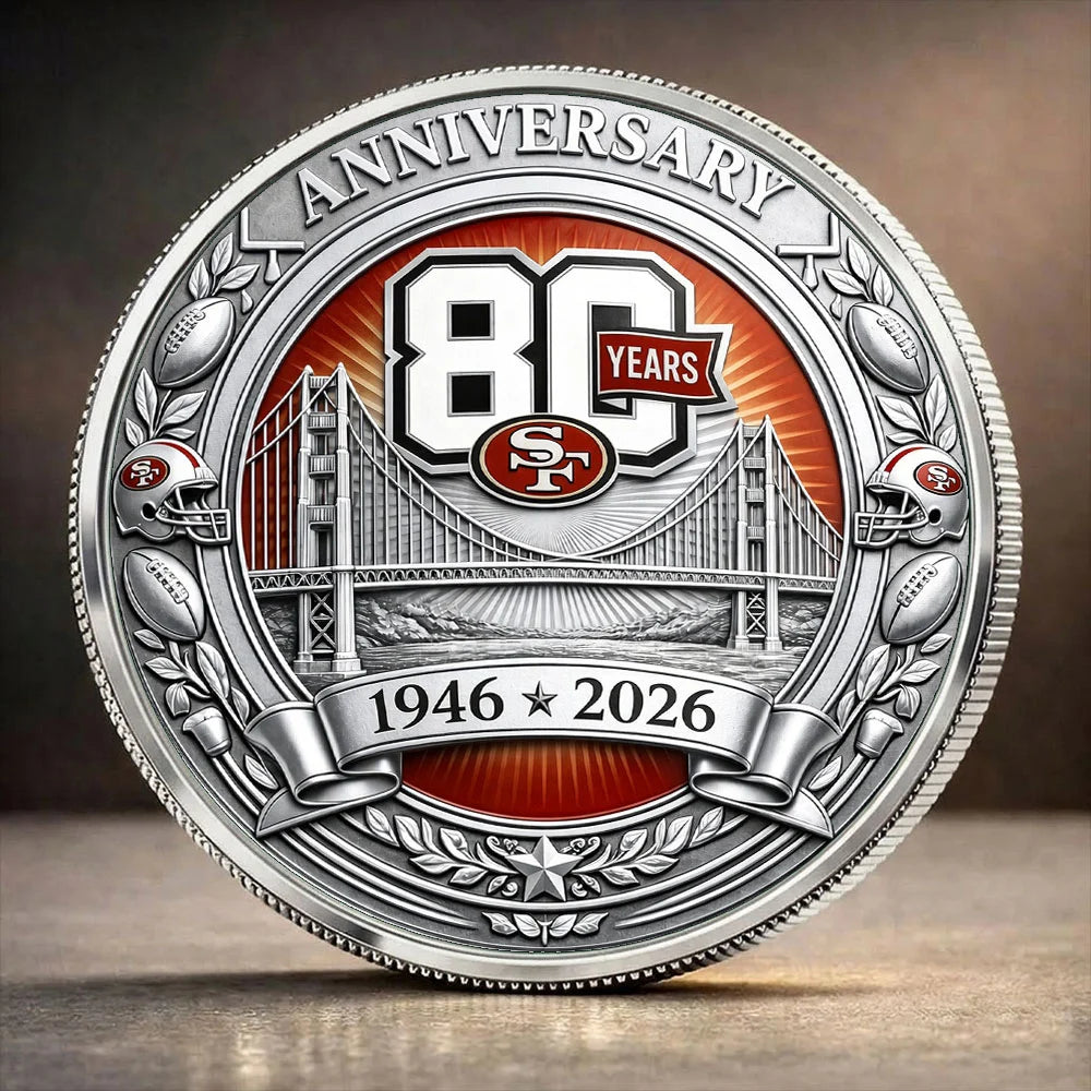 San Francisco 49ers 80th Anniversary Commemorative Coin – TANTN25585
