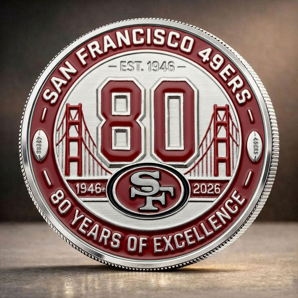 San Francisco 49ers 80th Anniversary Commemorative Coin – TANTN21557