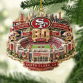 San Francisco 49ers 80th Anniversary Custom Shape 1-side Printed Acrylic Ornament – MAITM15427