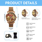 San Francisco 49ers 80th Anniversary Mesh Strap Quartz Watch – MAITM14540