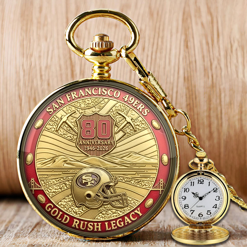 San Francisco 49ers 80th Anniversary Pocket Watch – MAITM14730