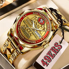 San Francisco 49ers Alloy Luxury Quartz Watch – HOATT16006