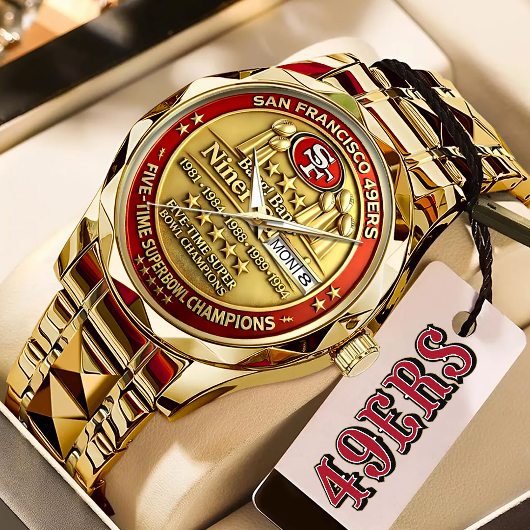San Francisco 49ers Alloy Luxury Quartz Watch – HOATT16006