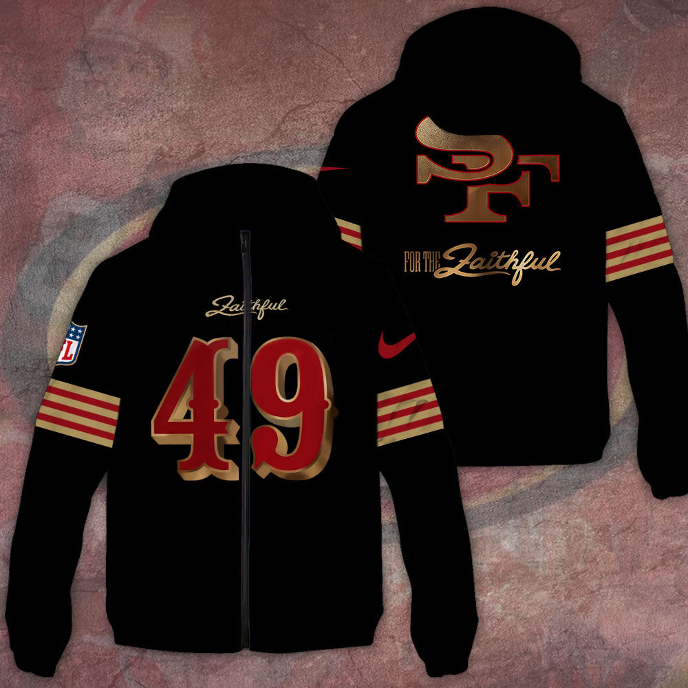 San Francisco 49ers 3D Windbreaker Jacket – TANTN15700