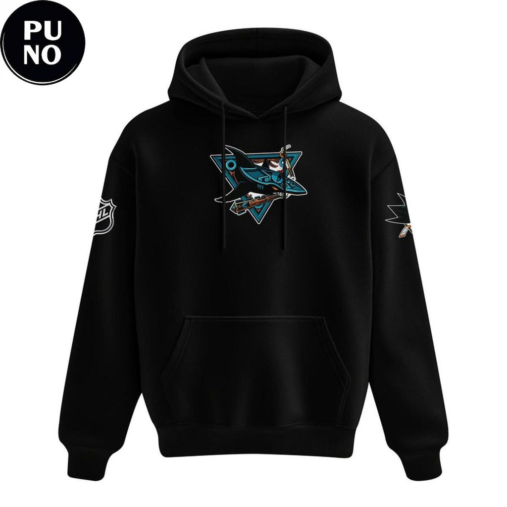 San Jose Sharks 2026 Hispanic Heritage Month Sharks On The Road Hoodie T-Shirt