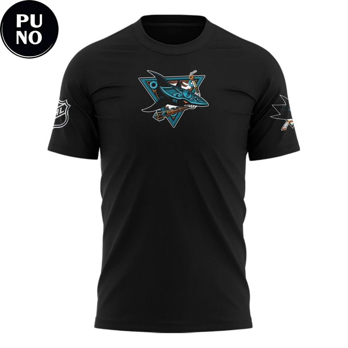 San Jose Sharks 2026 Hispanic Heritage Month Sharks On The Road Hoodie T-Shirt