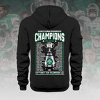 Saskatchewan Roughriders 2025 Grey Cup Champions 2D Quarter Zip Hoodie – HOATT14917