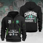 Saskatchewan Roughriders 2025 Grey Cup Champions 2D Quarter Zip Hoodie – HOATT14857
